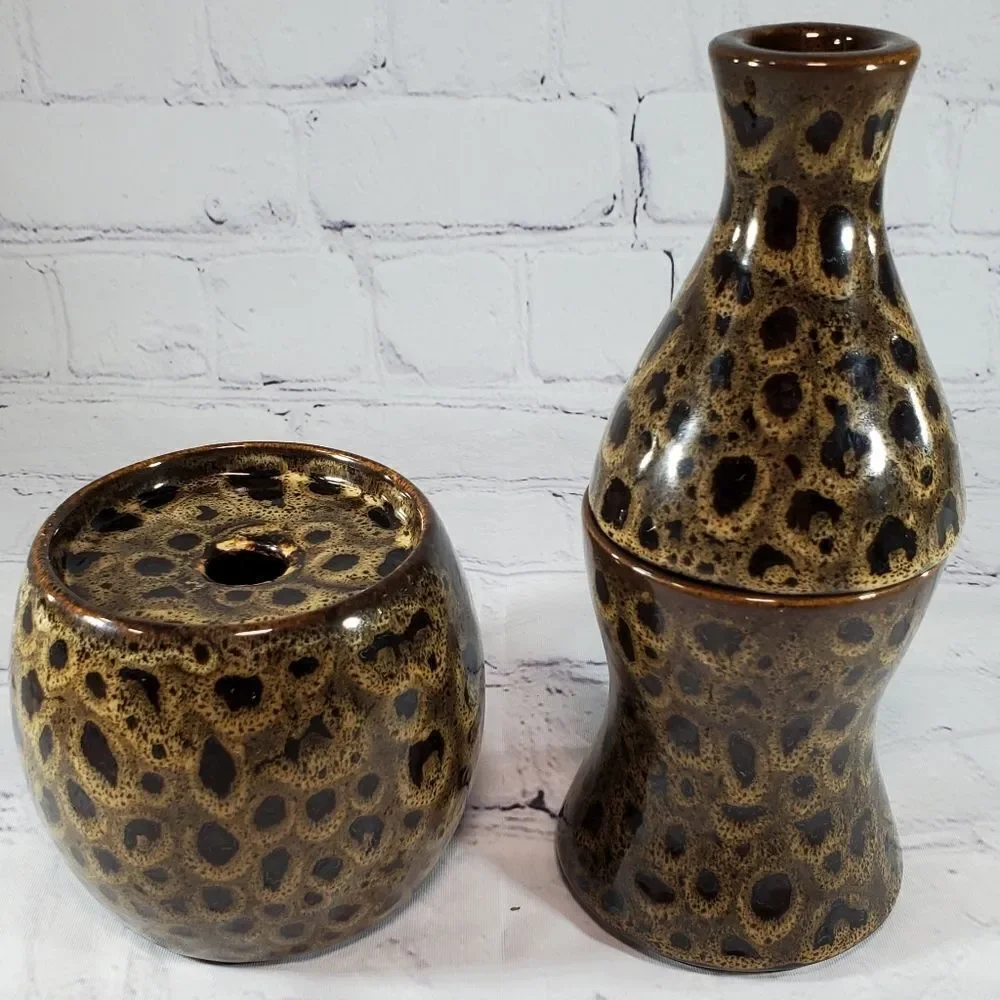 🩵PartyLite Animal Print Multi Candle Holder